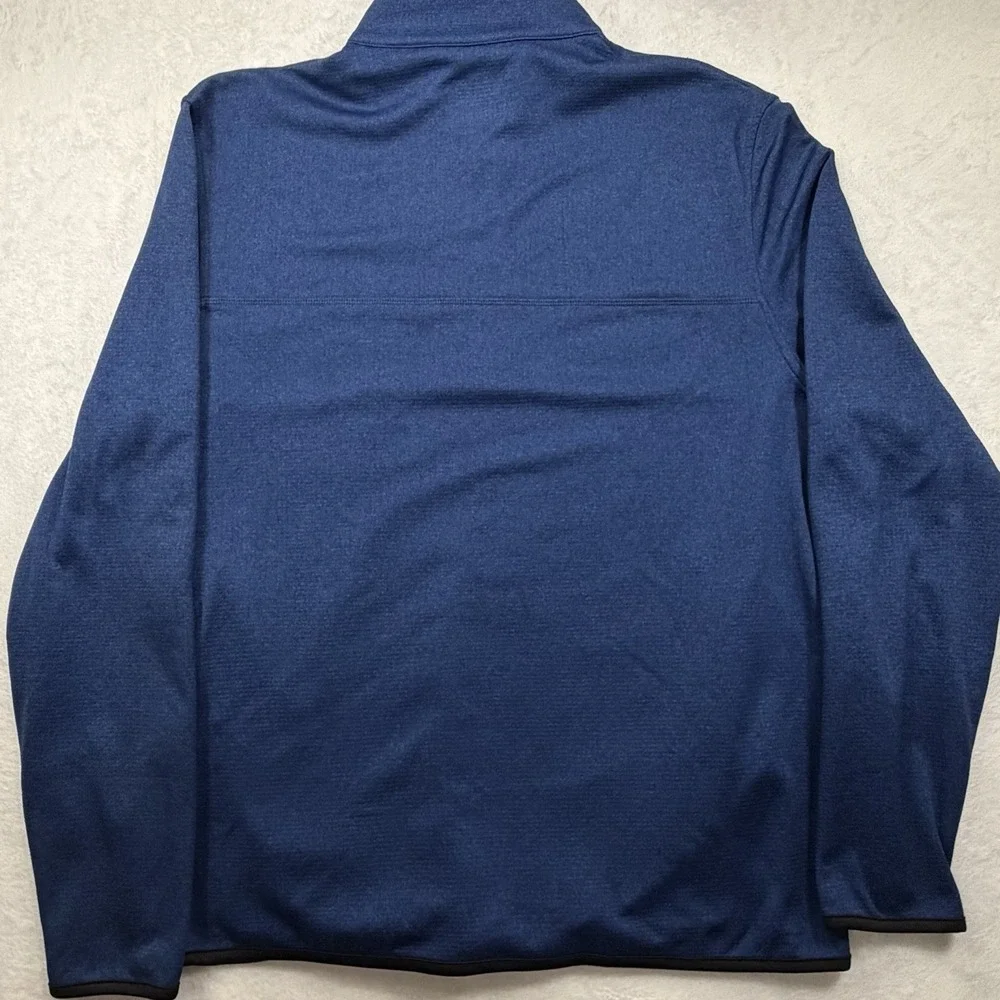 Callaway Golf 1/4 Zip Pullover Mens Medium Blue Performance Lightweight Logo Top